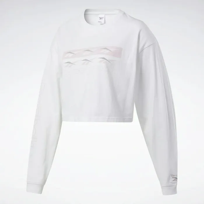 TShirts and Graphic Tees Womens Reebok Classics Long Sleeve Shirt White