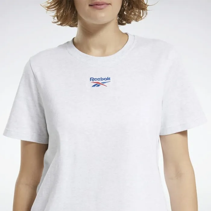 TShirts and Graphic Tees Womens Reebok Classics Small Logo TShirt White Melange White Melange