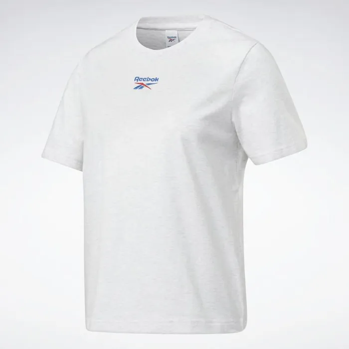 TShirts and Graphic Tees Womens Reebok Classics Small Logo TShirt White Melange White Melange