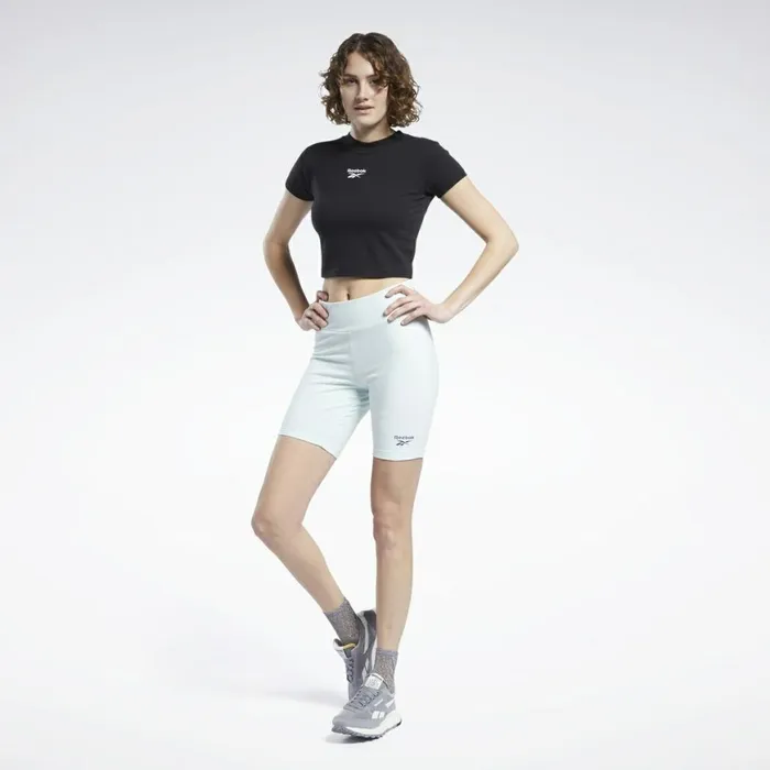 TShirts and Graphic Tees Womens Reebok Classics Tight Cropped Top Black
