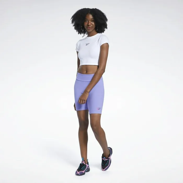 TShirts and Graphic Tees Womens Reebok Classics Tight Cropped Top White