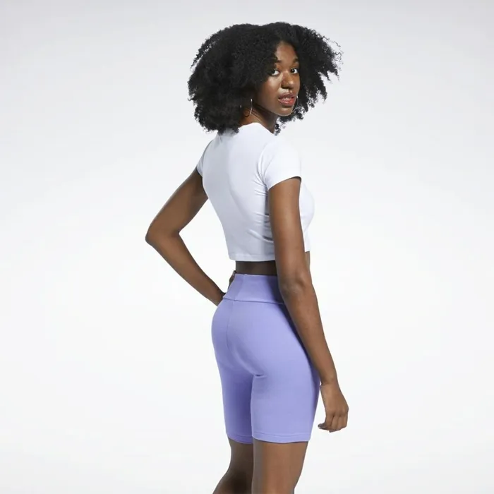 TShirts and Graphic Tees Womens Reebok Classics Tight Cropped Top White