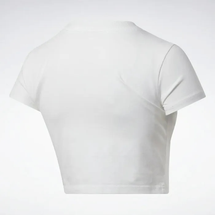 TShirts and Graphic Tees Womens Reebok Classics Tight Cropped Top White