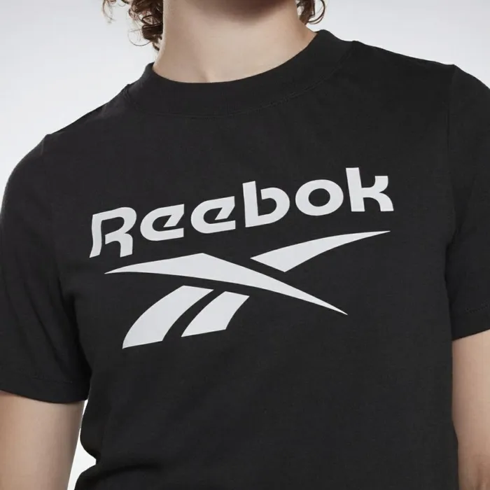 TShirts and Graphic Tees Womens Reebok Identity Cropped TShirt Black