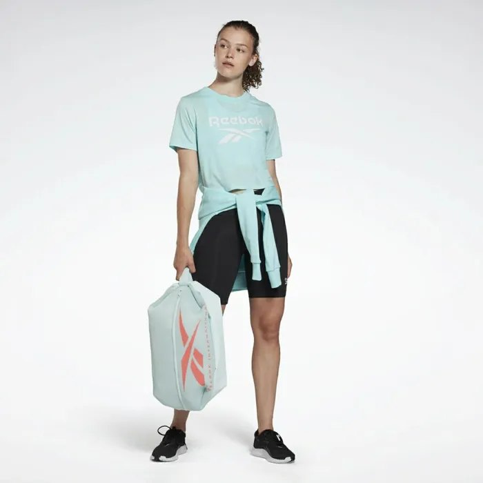 TShirts and Graphic Tees Womens Reebok Identity Cropped TShirt Digital Glow