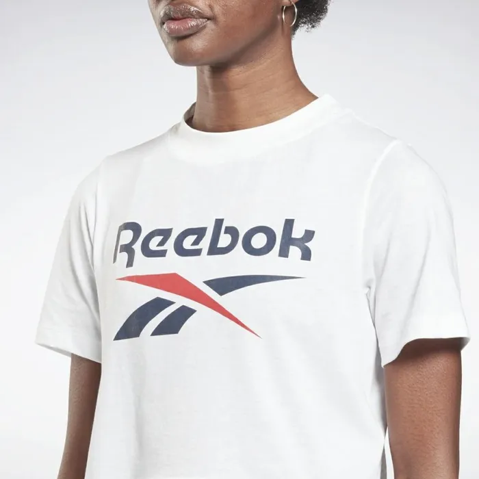 TShirts and Graphic Tees Womens Reebok Identity Cropped TShirt White