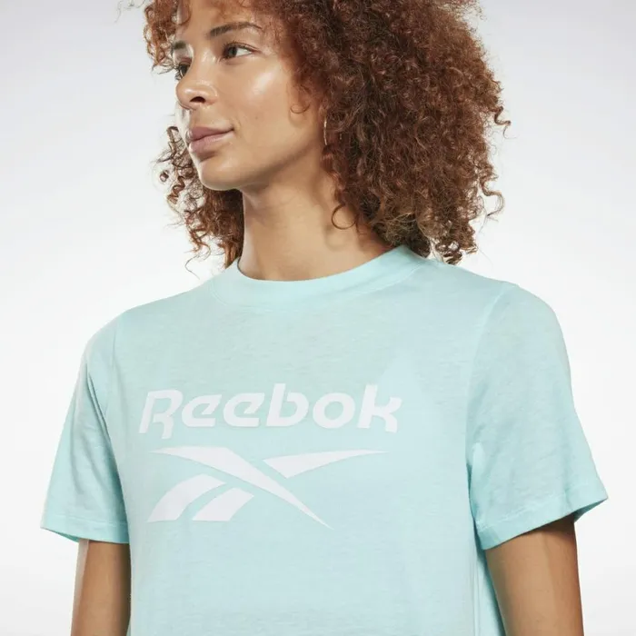 TShirts and Graphic Tees Womens Reebok Identity Logo TShirt Digital Glow