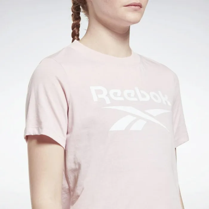 TShirts and Graphic Tees Womens Reebok Identity Logo TShirt Frost Berry