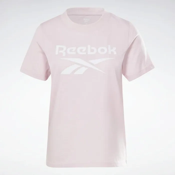 TShirts and Graphic Tees Womens Reebok Identity Logo TShirt Frost Berry