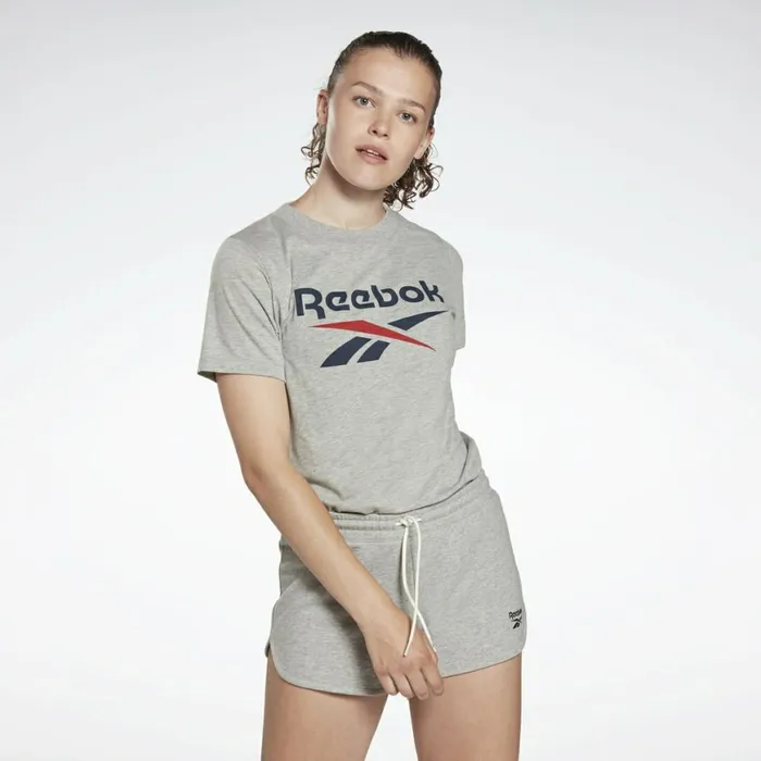 TShirts and Graphic Tees Womens Reebok Identity Logo TShirt Medium Grey Heather TShirts and Graphic Tees Womens Reebok Identity Logo TShirt Medium Grey Heather