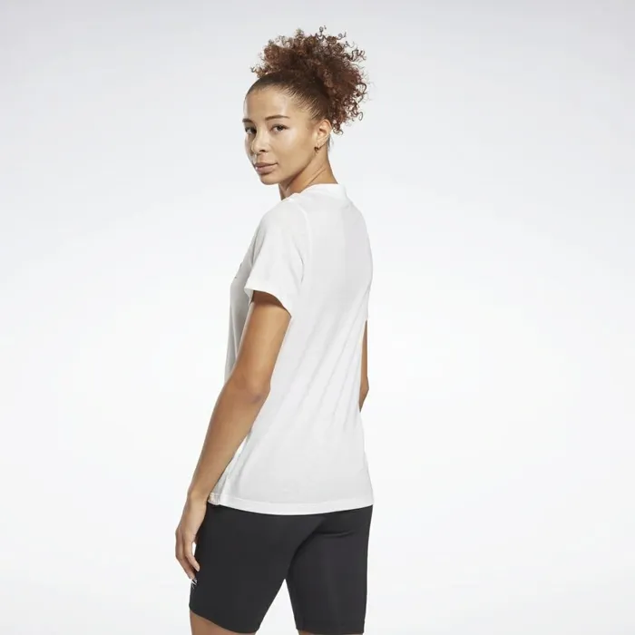 TShirts and Graphic Tees Womens Reebok Identity Logo TShirt White