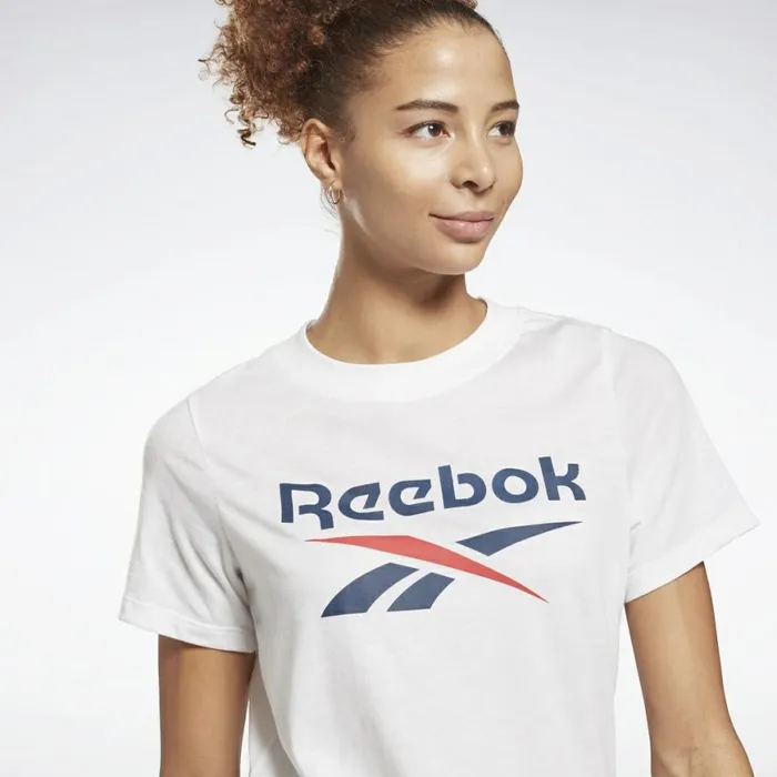 TShirts and Graphic Tees Womens Reebok Identity Logo TShirt White