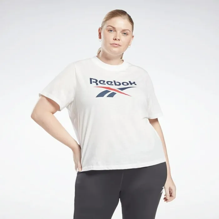 TShirts and Graphic Tees Womens Reebok Identity TShirt Plus Size White