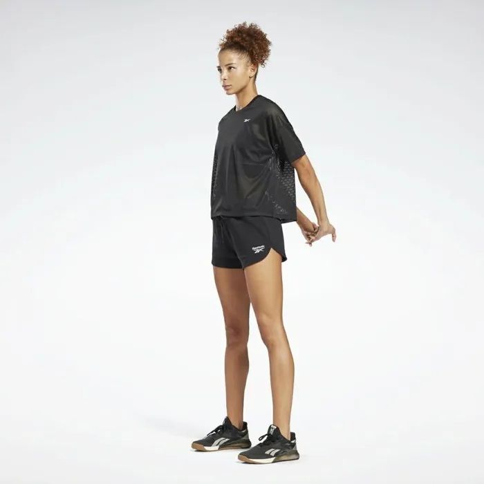 TShirts and Graphic Tees Womens Reebok MYT Mesh TShirt Black