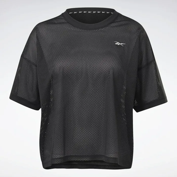 TShirts and Graphic Tees Womens Reebok MYT Mesh TShirt Black