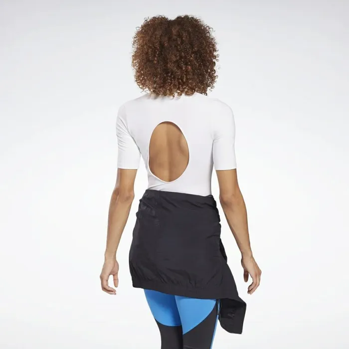 TShirts and Graphic Tees Womens Reebok Studio Bodysuit White