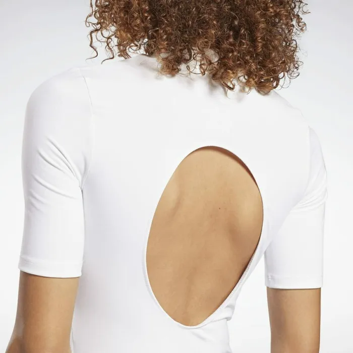 TShirts and Graphic Tees Womens Reebok Studio Bodysuit White