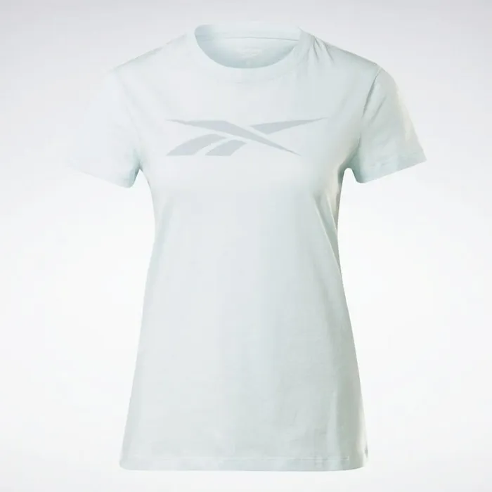 TShirts and Graphic Tees Womens Reebok Training Essentials Vector Graphic Tee Glass Blue
