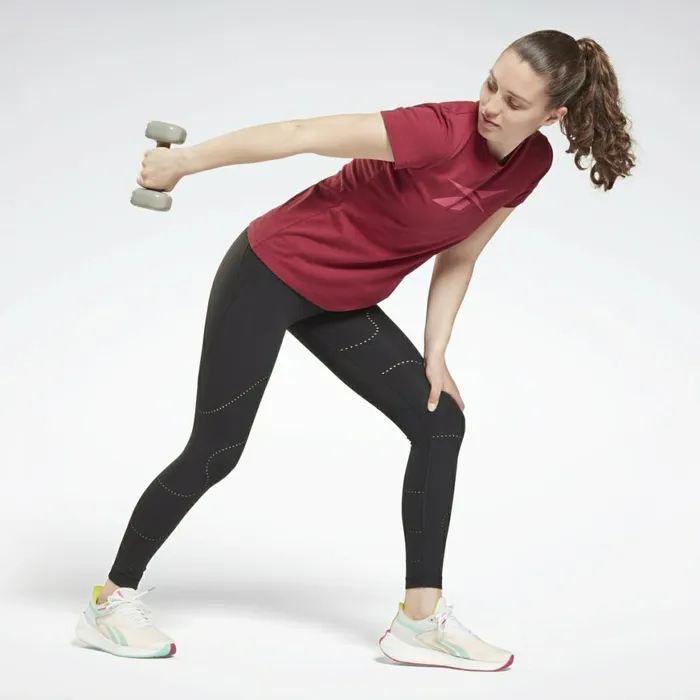 TShirts and Graphic Tees Womens Reebok Training Essentials Vector Graphic Tee Punch Berry