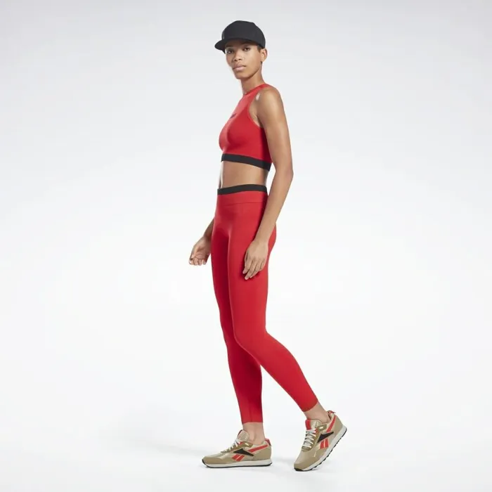 TShirts and Graphic Tees Womens Reebok VB Seamless Crop Top Scarlet