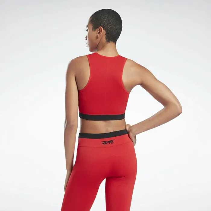 TShirts and Graphic Tees Womens Reebok VB Seamless Crop Top Scarlet