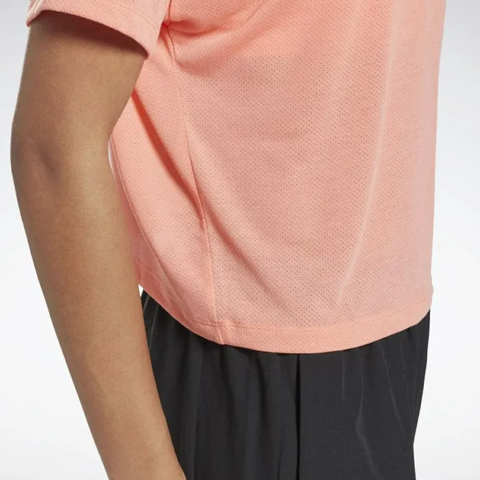 TShirts and Graphic Tees Womens Reebok Workout Ready Supremium TShirt Twisted Coral