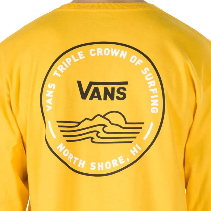 TShirts and Tanks Men Vans 2020 VTCS Lockup Long Sleeve TShirt Lemon Chrome TShirts and Tanks Men Vans 2020 VTCS Lockup Long Sleeve TShirt Lemon Chrome