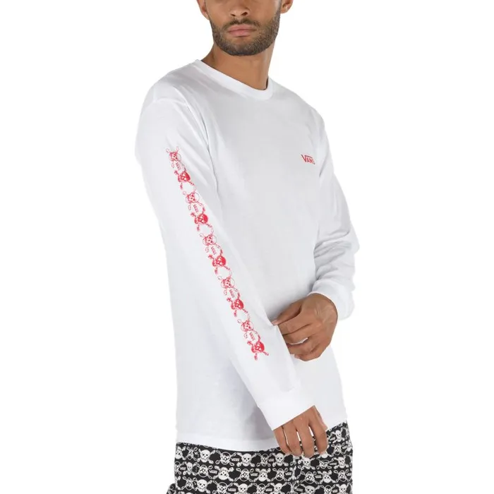 TShirts and Tanks Men Vans Anaheim Factory OG Skull Long Sleeve TShirt White TShirts and Tanks Men Vans Anaheim Factory OG Skull Long Sleeve TShirt White