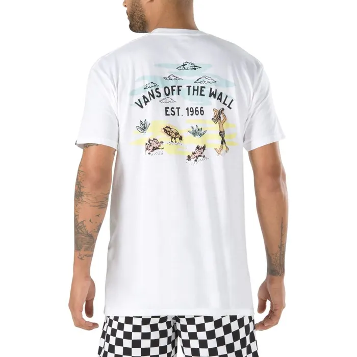 TShirts and Tanks Men Vans Kide TShirt White