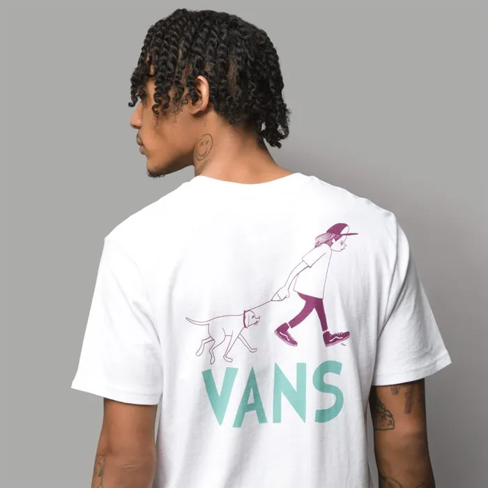TShirts and Tanks Men Vans Love Waffle Vintage Overdye Pkt TShirt White