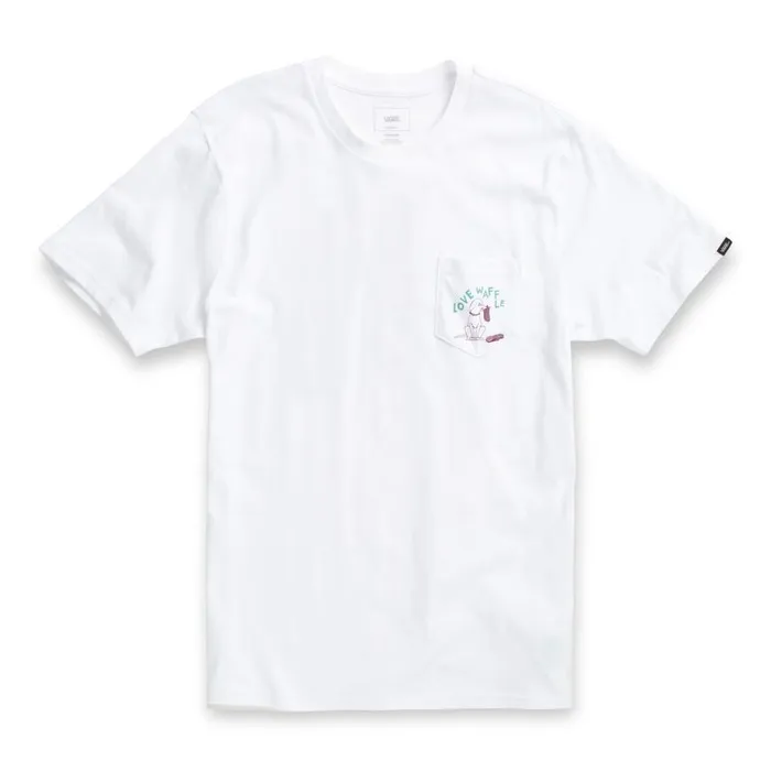 TShirts and Tanks Men Vans Love Waffle Vintage Overdye Pkt TShirt White TShirts and Tanks Men Vans Love Waffle Vintage Overdye Pkt TShirt White