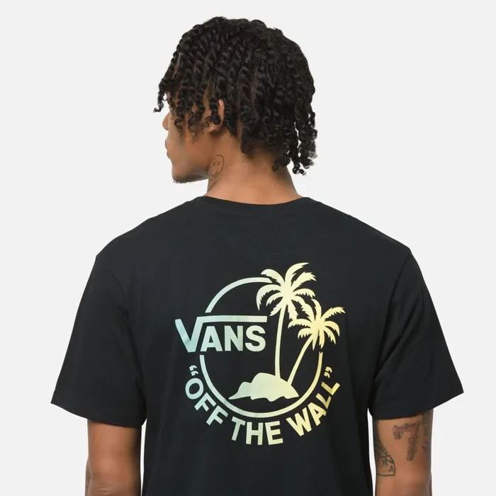 TShirts and Tanks Men Vans Mini Dual Palm TShirt Blackgradient