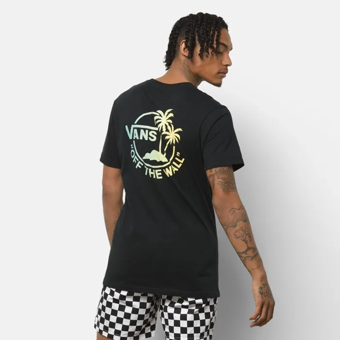 TShirts and Tanks Men Vans Mini Dual Palm TShirt Blackgradient TShirts and Tanks Men Vans Mini Dual Palm TShirt Blackgradient