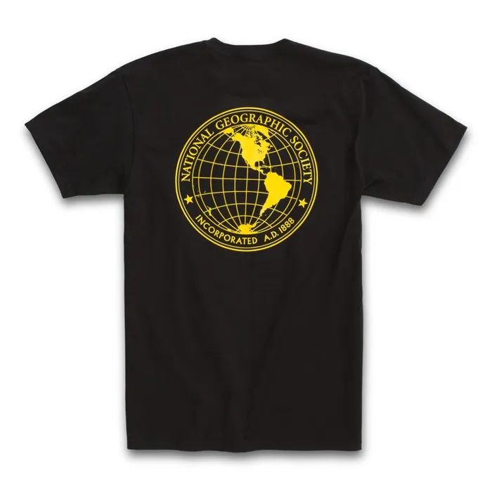 TShirts and Tanks Men Vans National Geographic TShirt Black