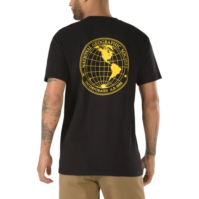 TShirts and Tanks Men Vans National Geographic TShirt Black