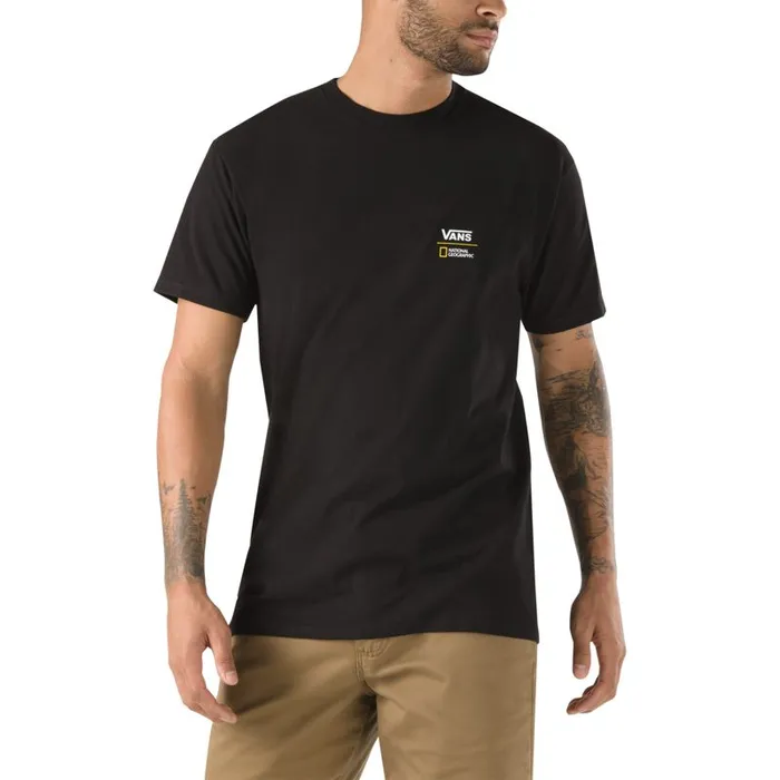 TShirts and Tanks Men Vans National Geographic TShirt Black