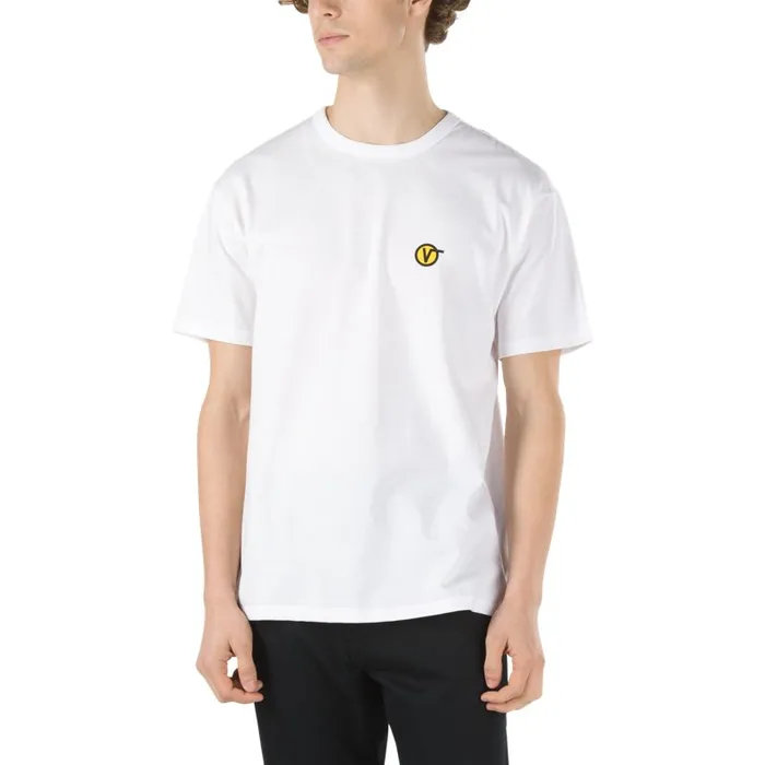 TShirts and Tanks Men Vans Off The Wall Classic Circle V Tee White