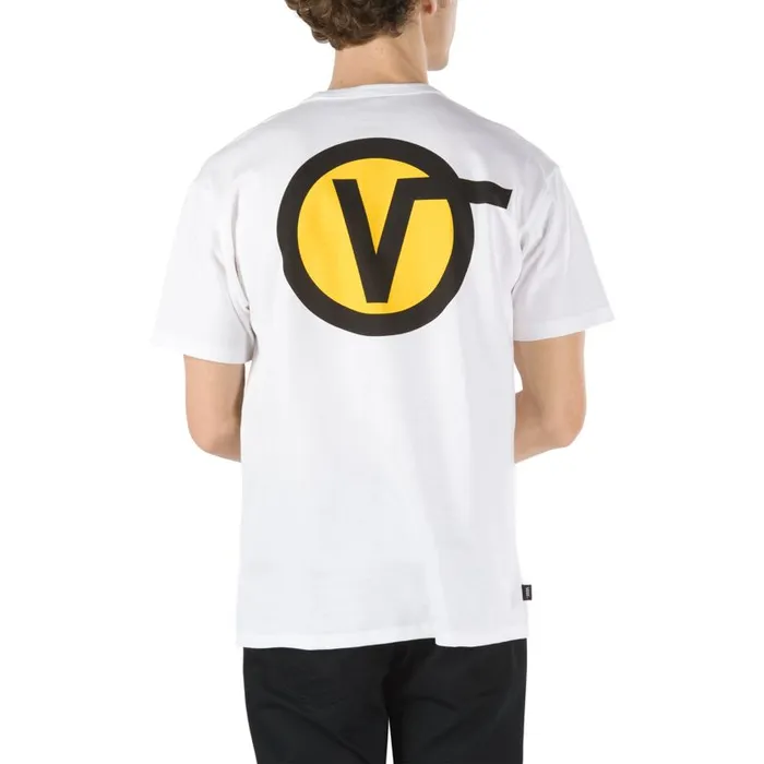 TShirts and Tanks Men Vans Off The Wall Classic Circle V Tee White