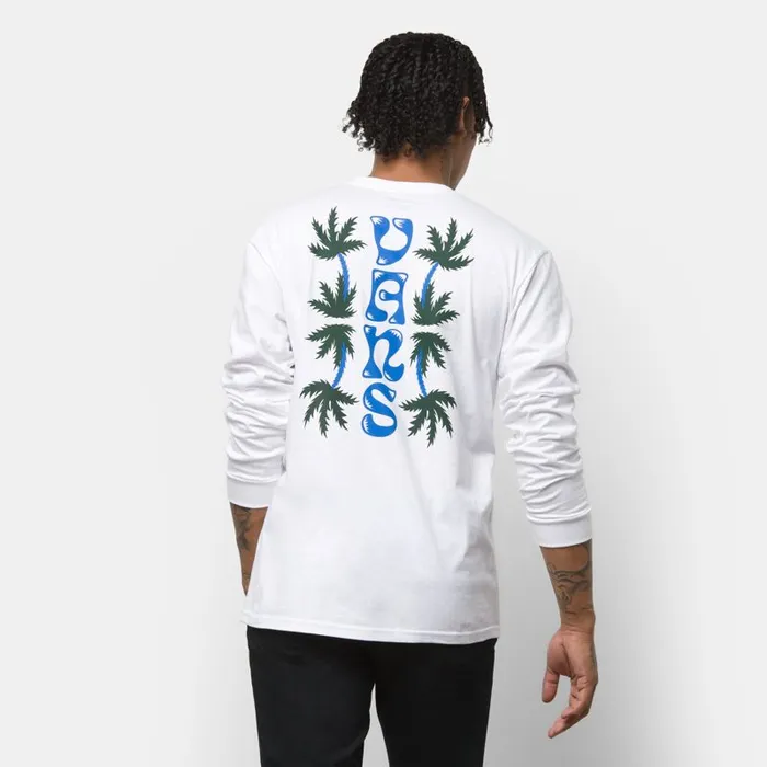 TShirts and Tanks Men Vans Rise N Shine Long Sleeve TShirt White
