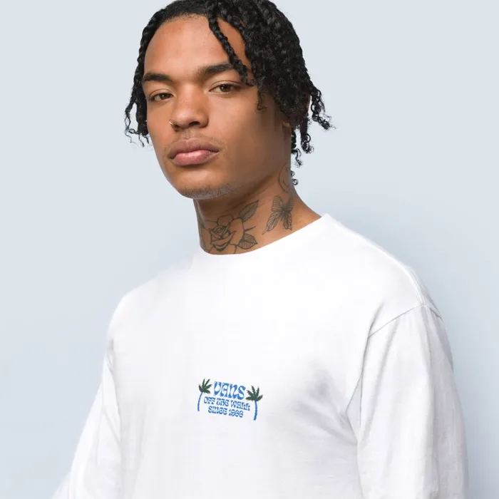 TShirts and Tanks Men Vans Rise N Shine Long Sleeve TShirt White TShirts and Tanks Men Vans Rise N Shine Long Sleeve TShirt White