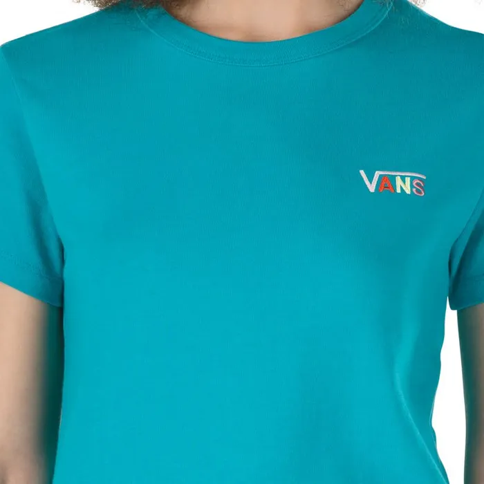 TShirts and Tanks Women Vans Boom Color Baby Tee Enamel Blue TShirts and Tanks Women Vans Boom Color Baby Tee Enamel Blue