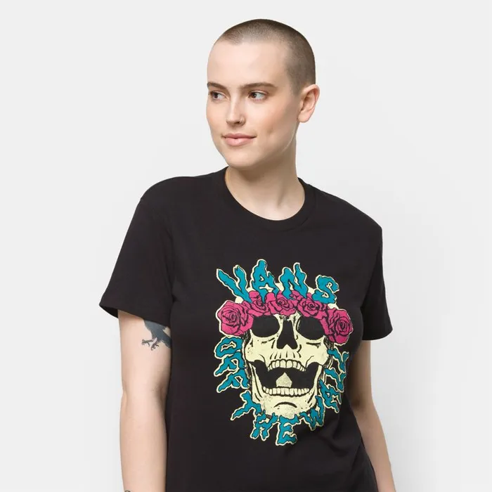 TShirts and Tanks Women Vans Brancho Boyfriend Tee Black