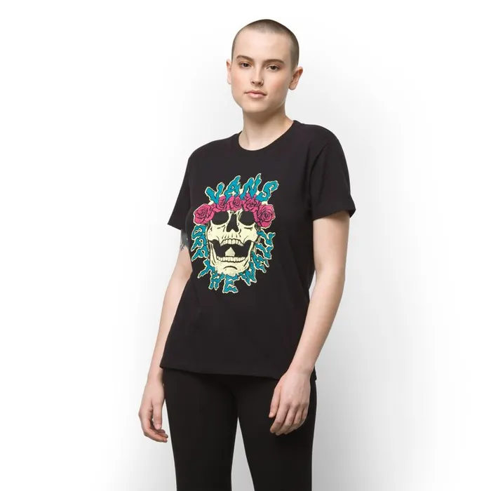 TShirts and Tanks Women Vans Brancho Boyfriend Tee Black TShirts and Tanks Women Vans Brancho Boyfriend Tee Black