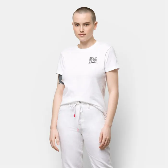TShirts and Tanks Women Vans Color Flash Crew Tee White TShirts and Tanks Women Vans Color Flash Crew Tee White