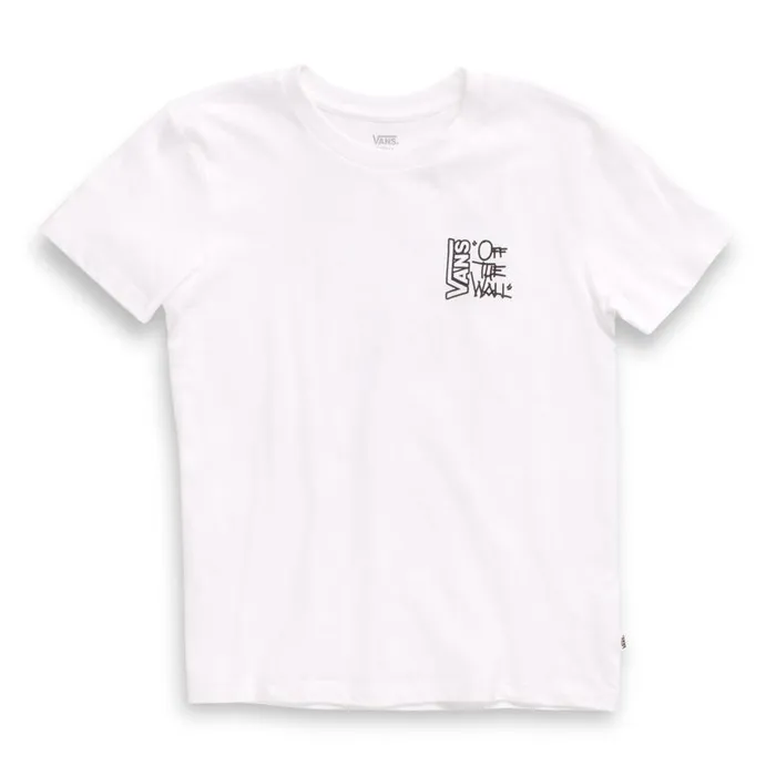 TShirts and Tanks Women Vans Color Flash Crew Tee White TShirts and Tanks Women Vans Color Flash Crew Tee White