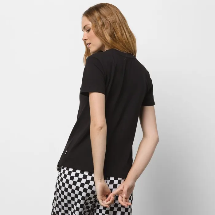 TShirts and Tanks Women Vans Flutter V Iridescent Crew Tee Black TShirts and Tanks Women Vans Flutter V Iridescent Crew Tee Black