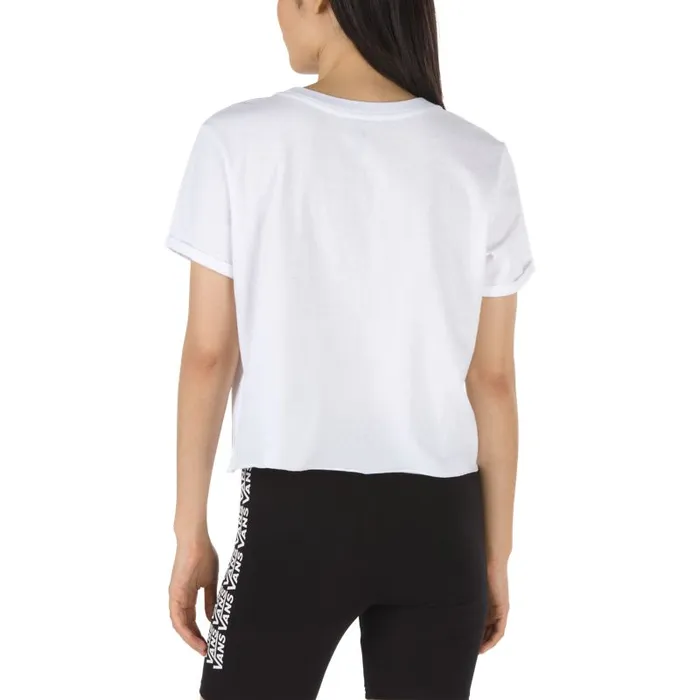 TShirts and Tanks Women Vans Greenhouse Rollout Tee White TShirts and Tanks Women Vans Greenhouse Rollout Tee White
