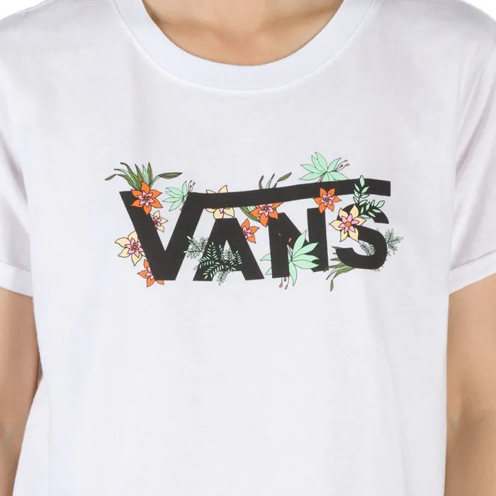 TShirts and Tanks Women Vans Greenhouse Rollout Tee White TShirts and Tanks Women Vans Greenhouse Rollout Tee White