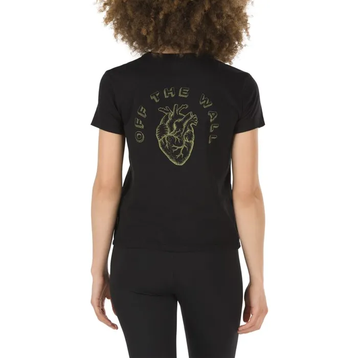 TShirts and Tanks Women Vans Heart Lizzie Baby Tee Black