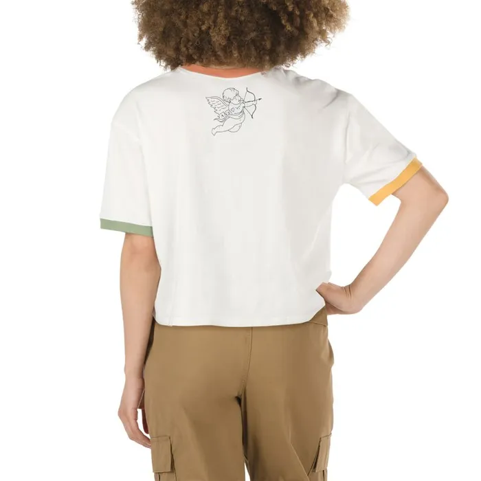 TShirts and Tanks Women Vans Karina Boxy Crew Tee Marshmallow TShirts and Tanks Women Vans Karina Boxy Crew Tee Marshmallow